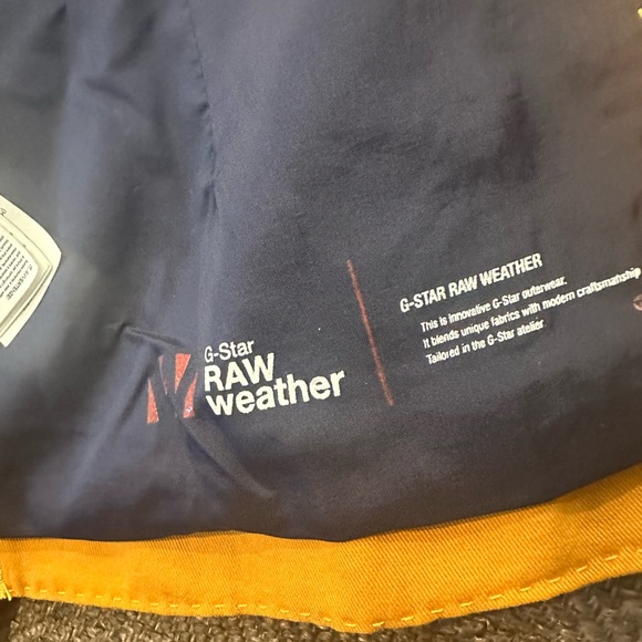 Mustard Yellow Blazer with Notched Lapel and Tailored Fit G-star. - Picture 7 of 10